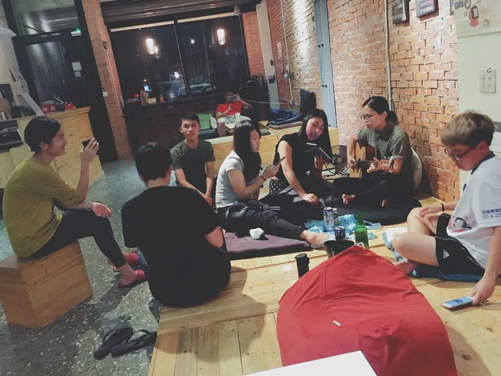 62巷背包客棧 Lane62 Hostel Longjing Buitenkant foto